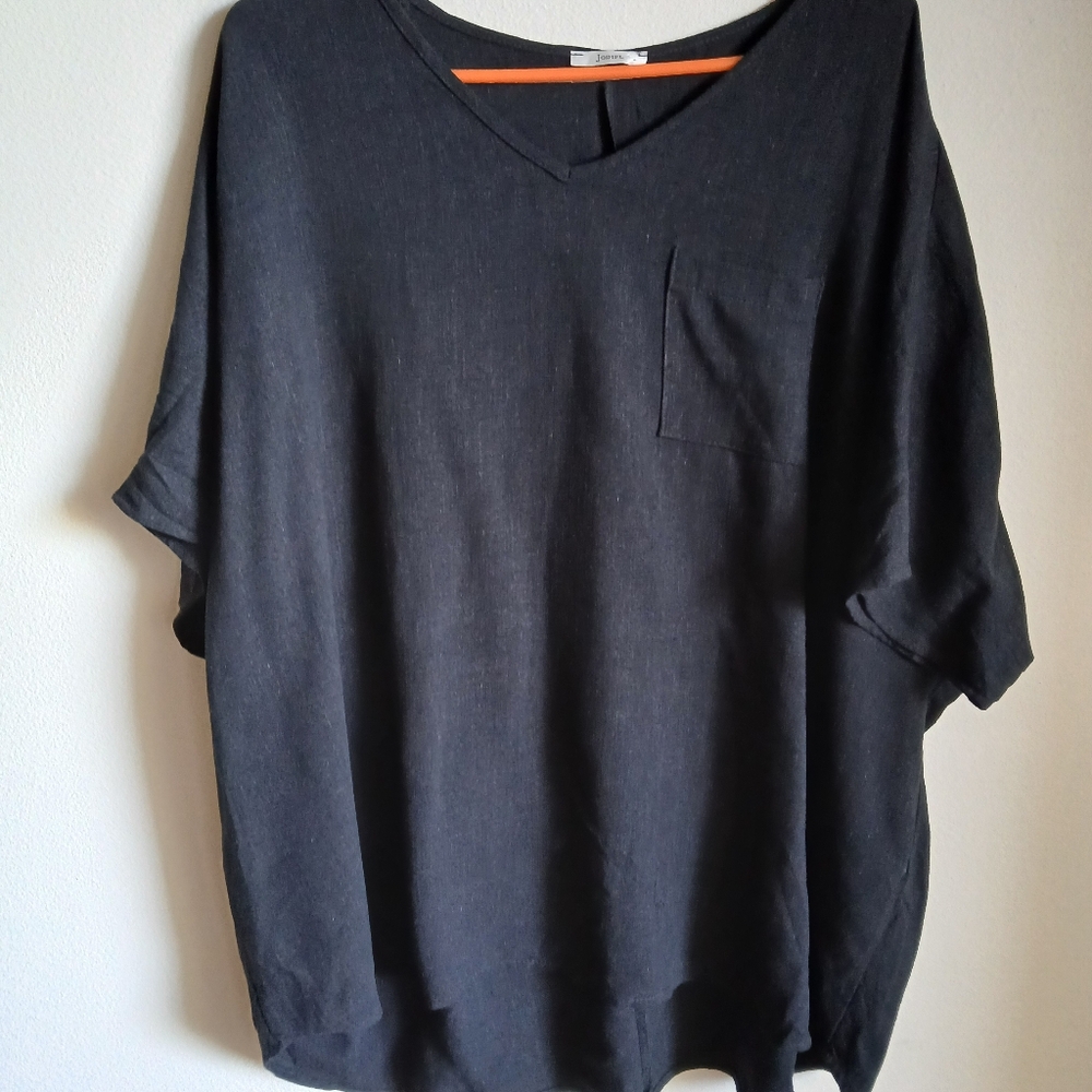 Jodifl Black Oversized Blouse - Picture 9 of 10